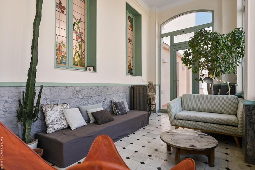 Villa Emma Au Coeur De Malmousque Marseille Exteriör bild