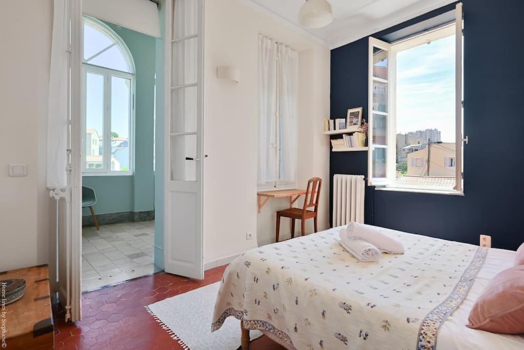 Villa Emma Au Coeur De Malmousque Marseille Exteriör bild