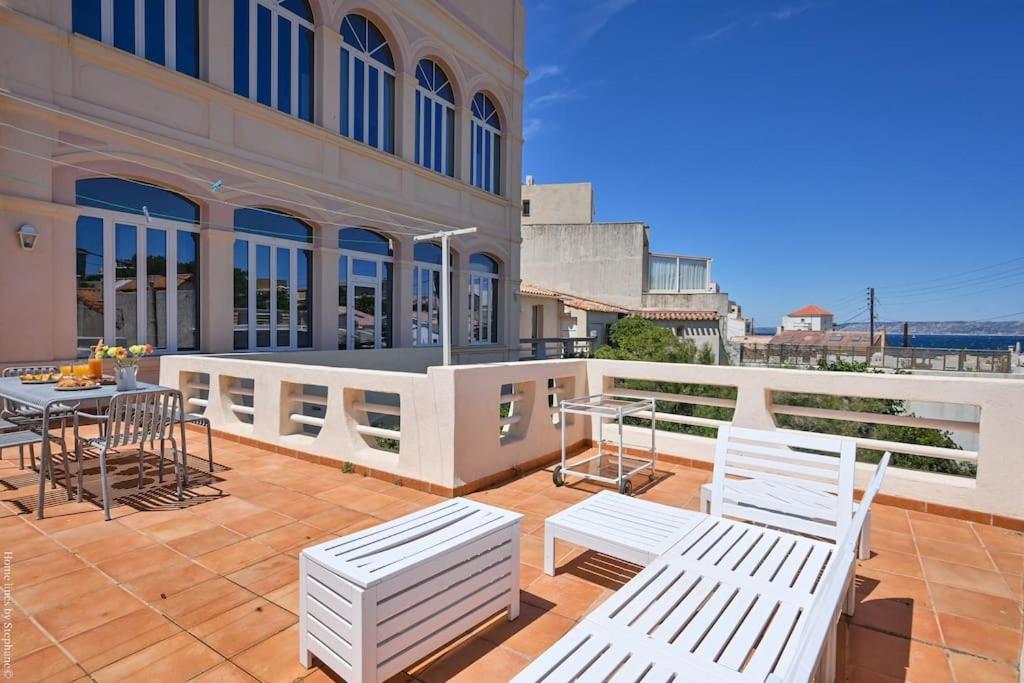 Villa Emma Au Coeur De Malmousque Marseille Exteriör bild