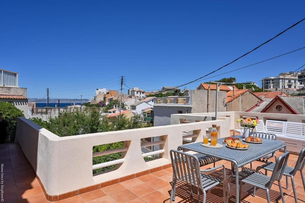 Villa Emma Au Coeur De Malmousque Marseille Exteriör bild